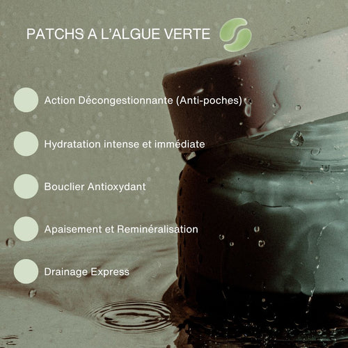ANTI-POCHES Patchs aux Algues Vertes