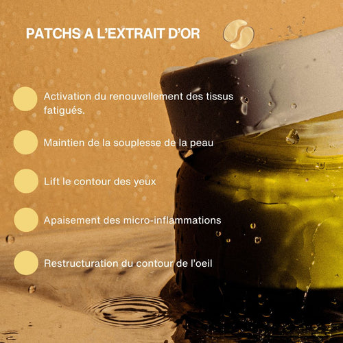 ANTI-RELACHEMENT Patchs à l'Extrait d'Or